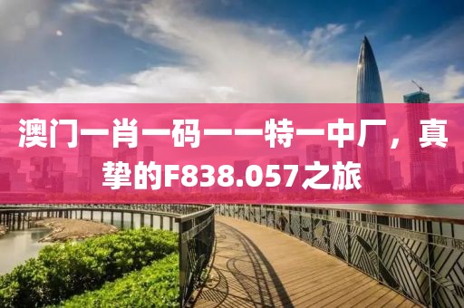 澳門一肖一碼一一特一中廠，真摯的F838.057之旅