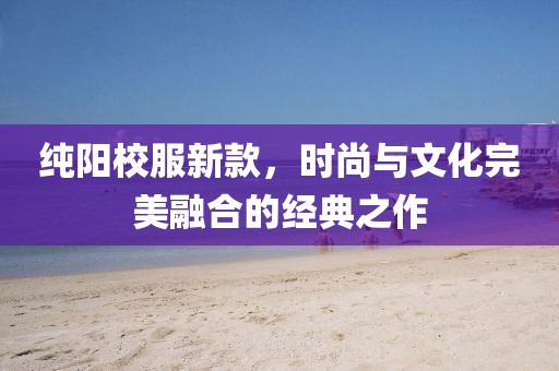 純陽校服新款，時尚與文化完美融合的經典之作