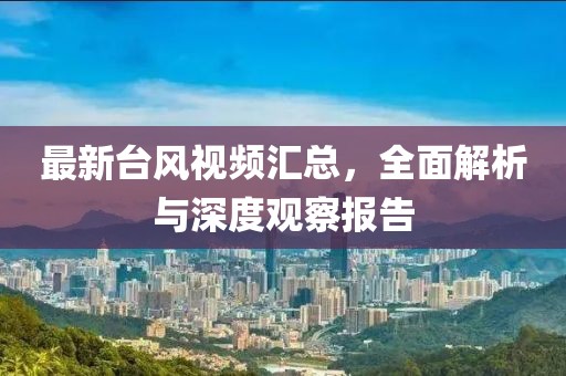 最新臺風視頻匯總，全面解析與深度觀察報告