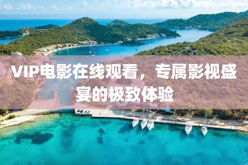 VIP電影在線觀看，專屬影視盛宴的極致體驗