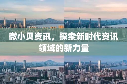 微小貝資訊，探索新時代資訊領域的新力量