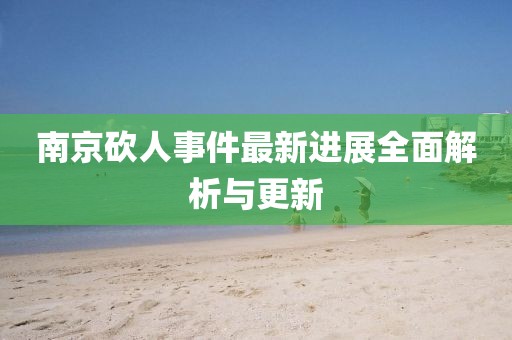 南京砍人事件最新進展全面解析與更新