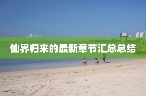 仙界歸來的最新章節匯總總結