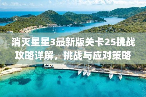 消滅星星3最新版關卡25挑戰攻略詳解，挑戰與應對策略