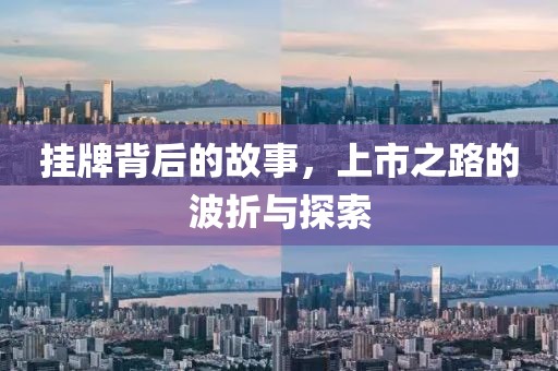 掛牌背后的故事，上市之路的波折與探索