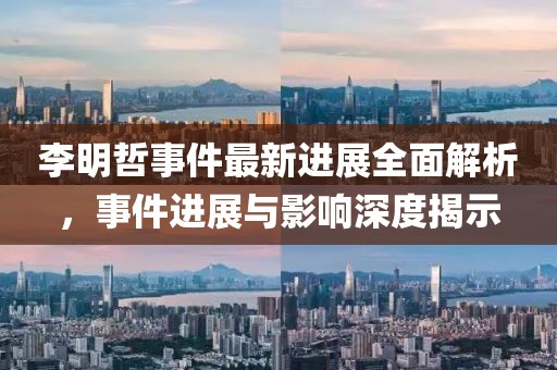 李明哲事件最新進展全面解析，事件進展與影響深度揭示