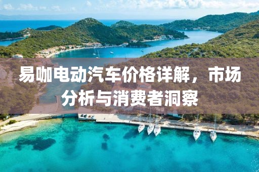 易咖電動汽車價格詳解，市場分析與消費者洞察