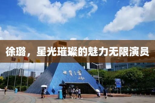 徐璐，星光璀璨的魅力無限演員