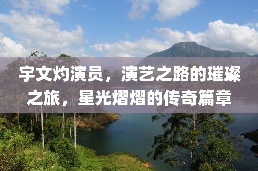 宇文灼演員，演藝之路的璀璨之旅，星光熠熠的傳奇篇章