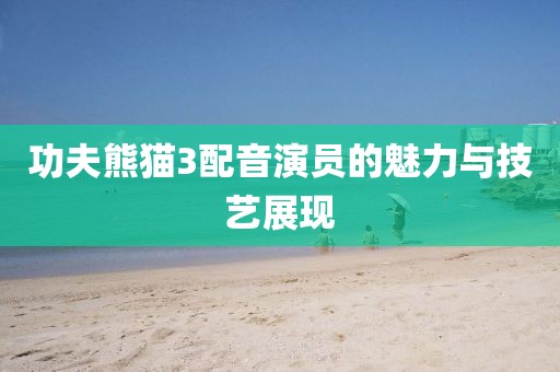 功夫熊貓3配音演員的魅力與技藝展現