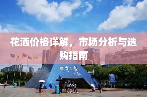 花灑價格詳解，市場分析與選購指南