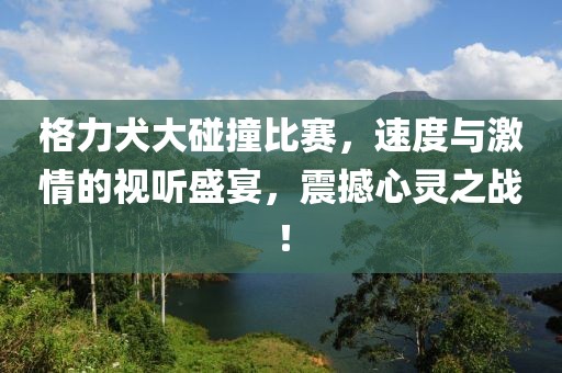 格力犬大碰撞比賽，速度與激情的視聽盛宴，震撼心靈之戰！