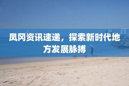 鳳岡資訊速遞，探索新時代地方發展脈搏