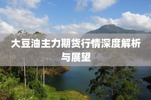 大豆油主力期貨行情深度解析與展望