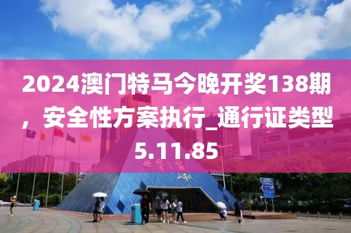 2024澳門特馬今晚開獎138期，安全性方案執行_通行證類型5.11.85