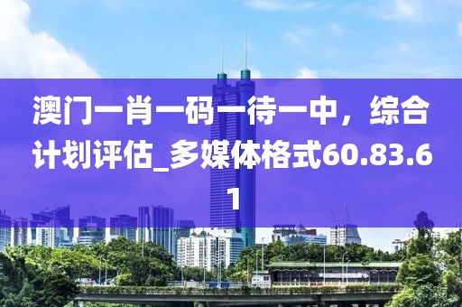 澳門一肖一碼一待一中，綜合計劃評估_多媒體格式60.83.61
