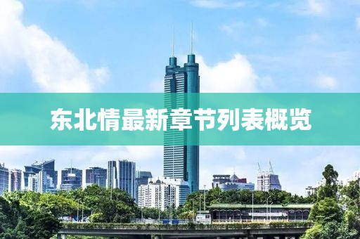 東北情最新章節列表概覽