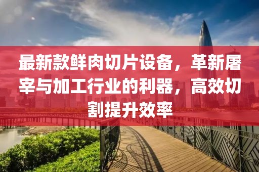 最新款鮮肉切片設備，革新屠宰與加工行業的利器，高效切割提升效率
