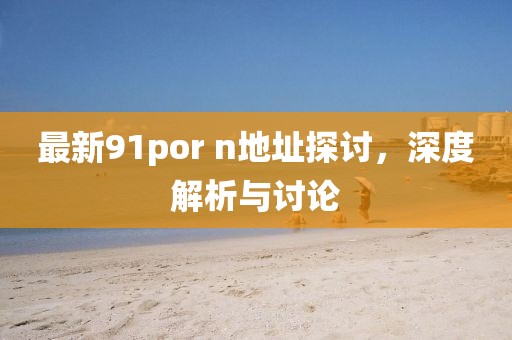 最新91por n地址探討，深度解析與討論