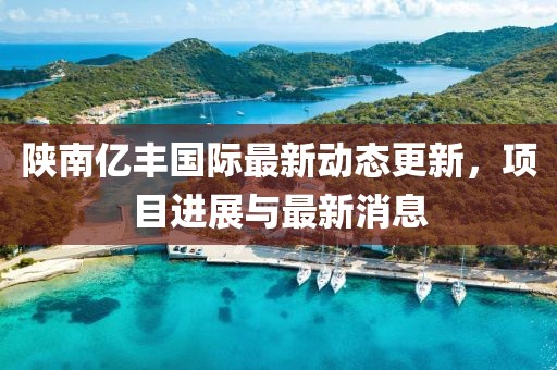 陜南億豐國際最新動態更新，項目進展與最新消息