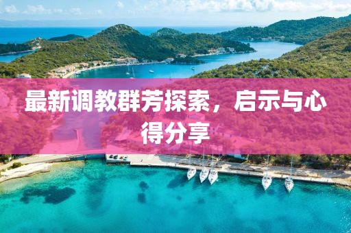 最新調教群芳探索，啟示與心得分享