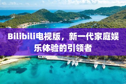 Bilibili電視版，新一代家庭娛樂體驗的引領者