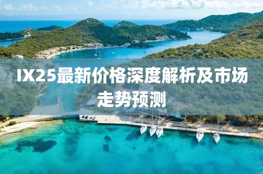 IX25最新價格深度解析及市場走勢預測