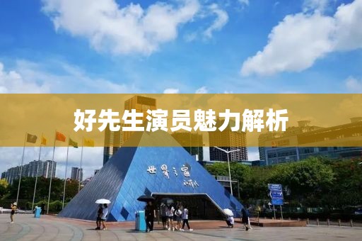 好先生演員魅力解析