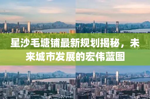 星沙毛塘鋪最新規劃揭秘，未來城市發展的宏偉藍圖
