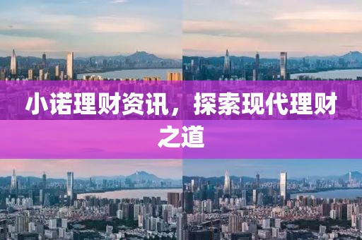 小諾理財資訊，探索現代理財之道