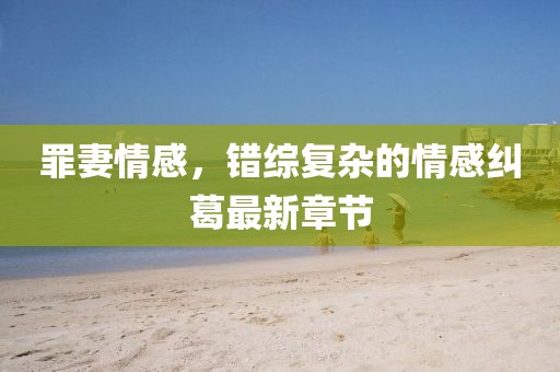 罪妻情感，錯綜復雜的情感糾葛最新章節