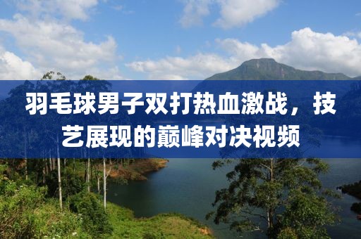 羽毛球男子雙打熱血激戰，技藝展現的巔峰對決視頻
