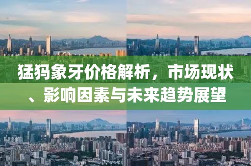 猛犸象牙價格解析，市場現狀、影響因素與未來趨勢展望