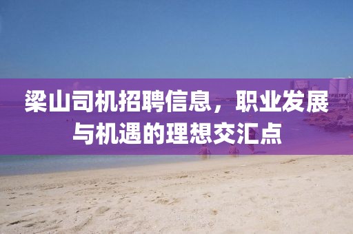 梁山司機招聘信息，職業發展與機遇的理想交匯點