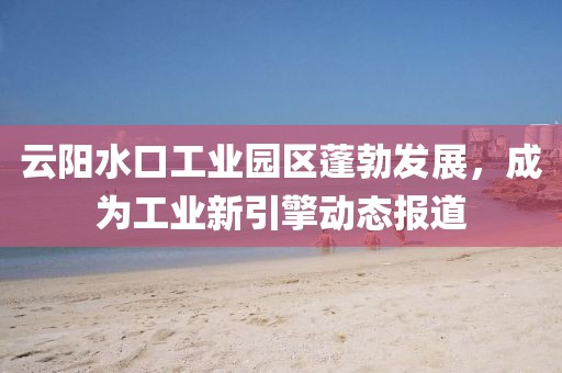 云陽水口工業園區蓬勃發展，成為工業新引擎動態報道