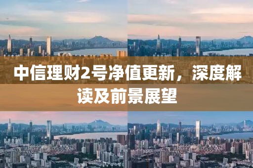 中信理財2號凈值更新，深度解讀及前景展望
