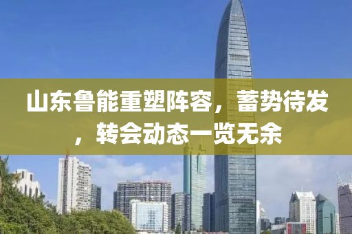 山東魯能重塑陣容，蓄勢待發，轉會動態一覽無余
