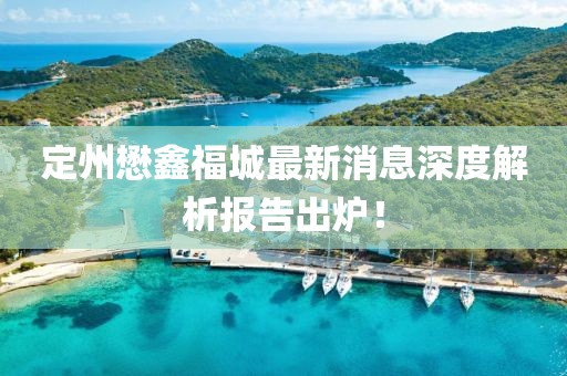 定州懋鑫福城最新消息深度解析報告出爐！