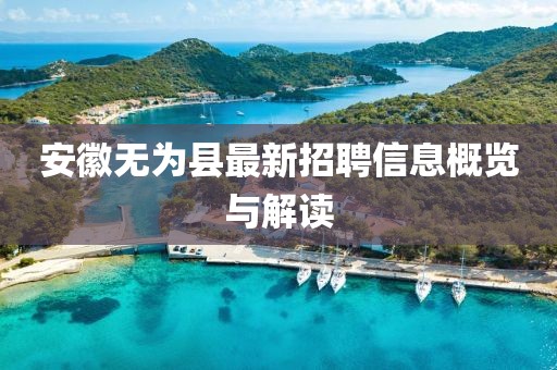 安徽無為縣最新招聘信息概覽與解讀