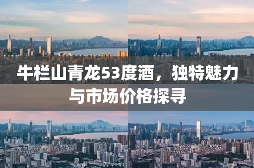 牛欄山青龍53度酒，獨特魅力與市場價格探尋